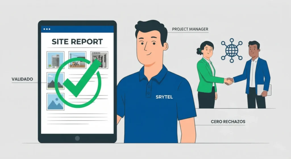 SRYTEL - Sistemas de Red y Telecomunicaciones - CWDM - DWDM - Switches - Routers - Sureste - Instalación de equipos en telecomunicaciones - Telecomunicaciones - México - Evita el Rechazo de Sitio: 5 Errores en Auditoría - El Siguiente Paso