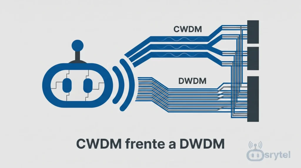 SRYTEL - Sistemas de Red y Telecomunicaciones - CWDM - DWDM - Switches - Routers - Sureste - Instalación de equipos en telecomunicaciones - Telecomunicaciones - CWDM vs DWDM: Evita rechazos de transmisión óptica - La Trampa de la Multiplexación: La Falsa Simplicidad del CWDM y DWDM